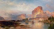 Cliffs of Green River Thomas Moran